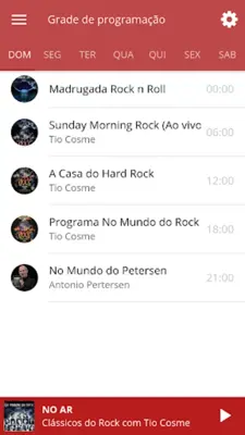 WEB RÁDIO NO MUNDO DO ROCK android App screenshot 4